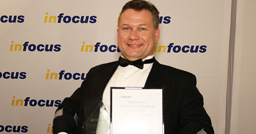 Excellence in Professional Standards Award (More than 2 years with Infocus): Matt Skehan, Elevate Finance