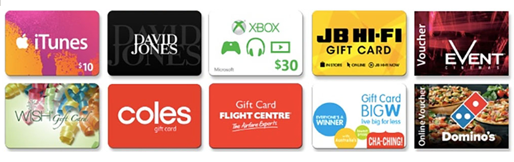 Gift cards